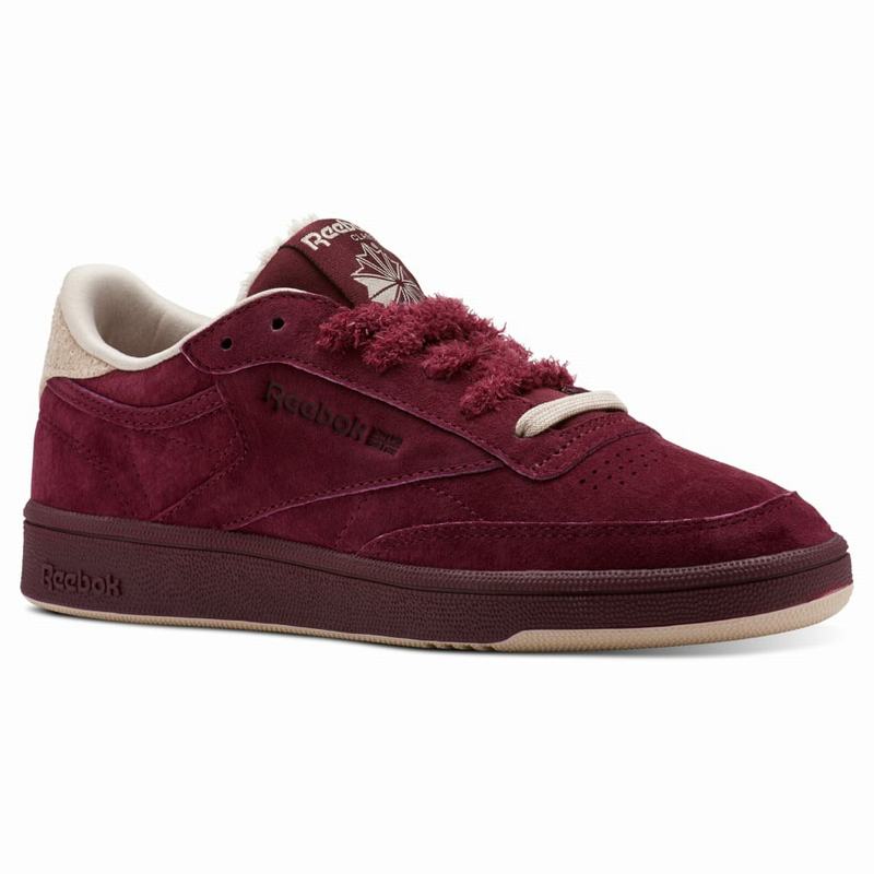 Tenisi Reebok Club C 85 Dama Visinii/Bej Romania JR8330VP